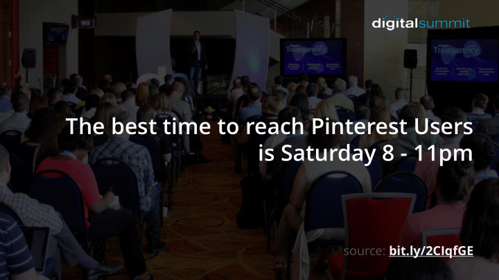 the best time to reach pinterest users is saturday 8 11pm