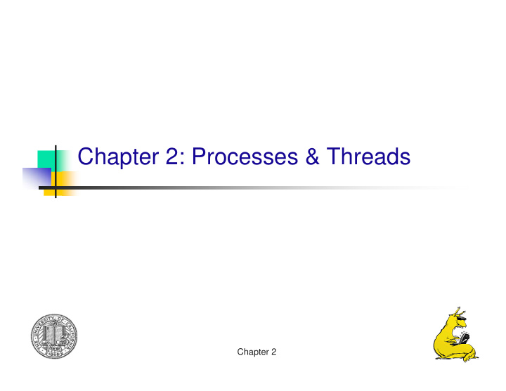chapter 2 processes threads
