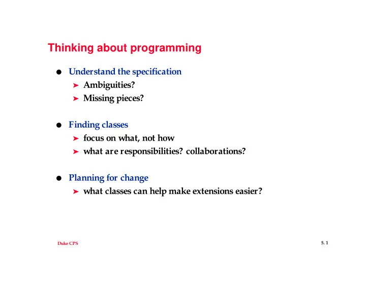 thinking about programming
