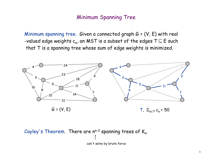 minimum spanning tree