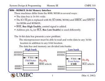 UMBC  A  B  M  A  L  T  F  O  U  M  B  C  I  M  Y  O  R  T  1  (Mar. 6, 2002)  I  E  S  R  C  E  O