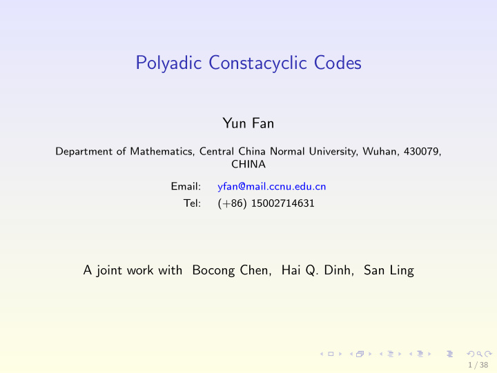 polyadic constacyclic codes