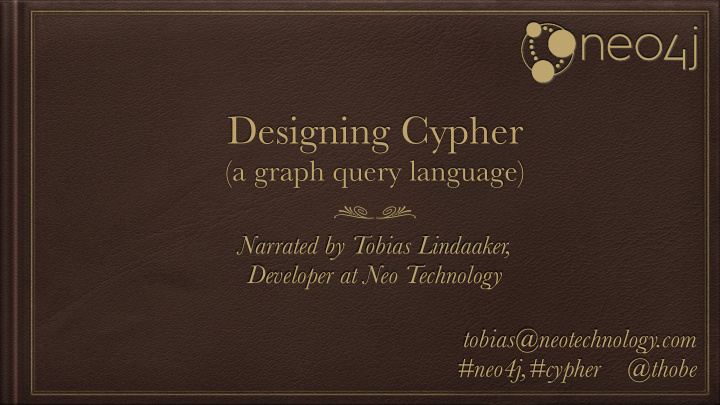 designing cypher