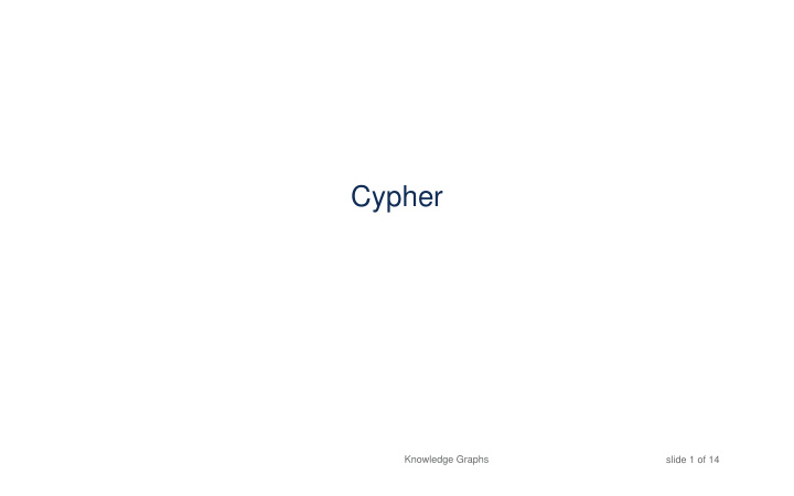 cypher