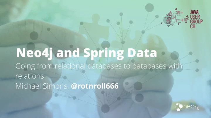 neo4j and spring data