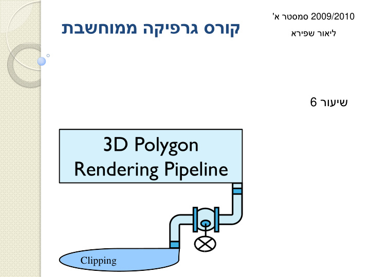 3d polygon rendering pipeline