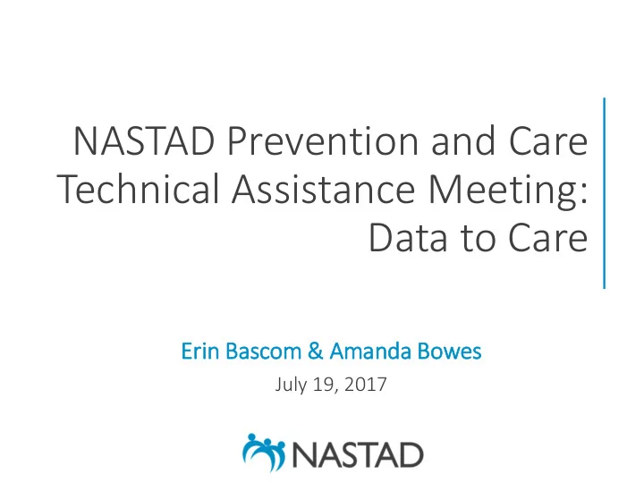 technical assistance meeting
