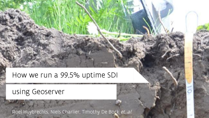 how we run a 99 5 uptime sdi