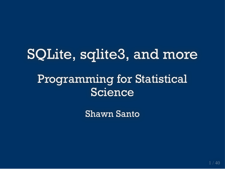 sqlite sqlite3 and more sqlite sqlite3 and more