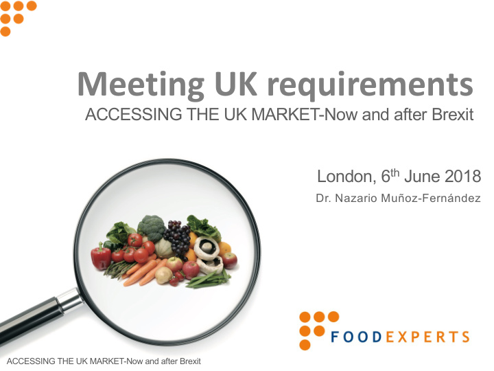 meeting uk requirements