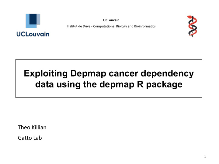 exploiting depmap cancer dependency data using the depmap