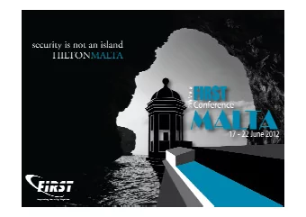 Legal challenges to information  sharing of national/governmental  CERTs in Europe  Silvia Portesi