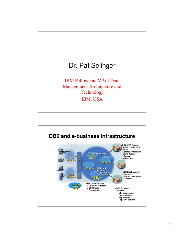 dr pat selinger