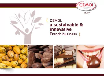 ITALY  THE  CEMOI  GROUP  OUR  MISSION  THE  GROUPS  MISSION  We  are