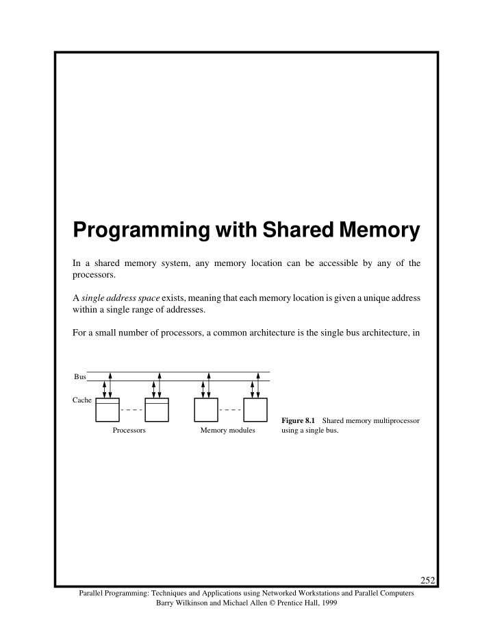 programming with shared memory