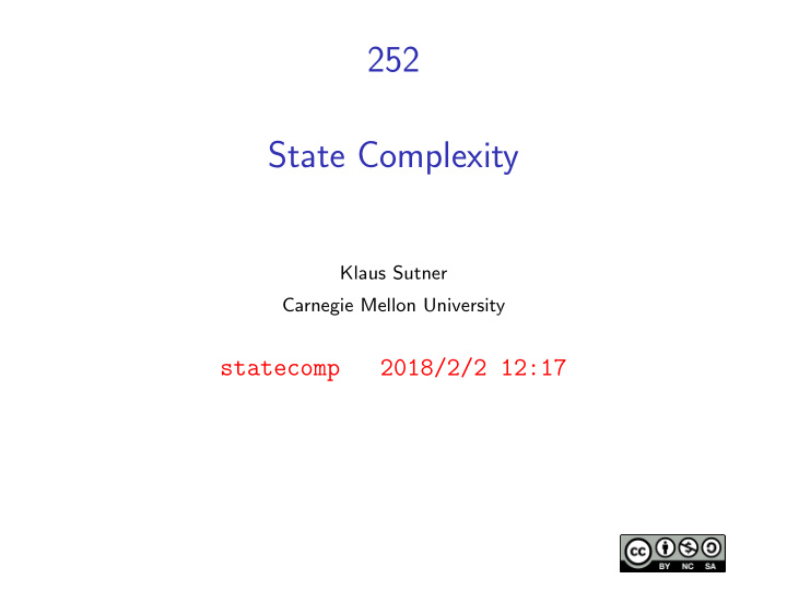 252 state complexity