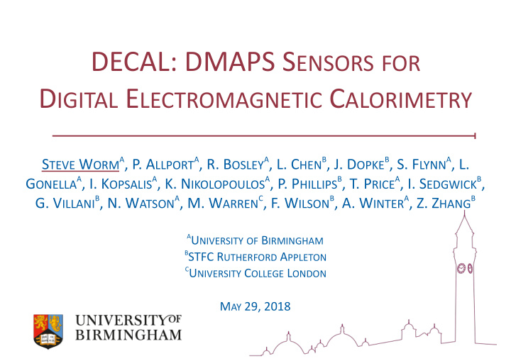 decal dmaps s ensors for d igital e lectromagnetic c