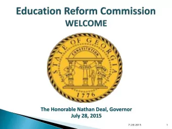 July 28, 2015  7/28/2015  1  Welcome  Approval of Minutes from June 23, 2015 Meeting