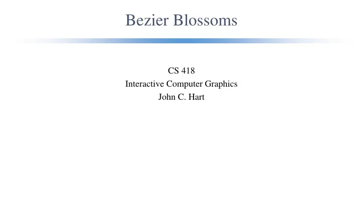 bezier blossoms