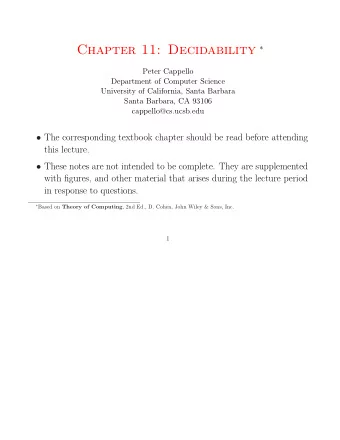 Definitions  A problem is effectively solvable if there is an algorithm for solv-  ing it (a