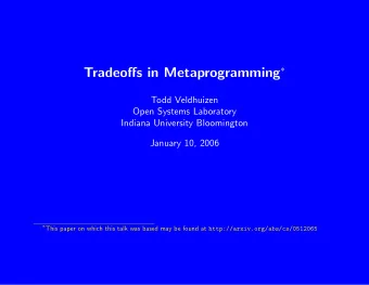 Two traditions of generics  Safe (but restricted expressiveness)  Alphard, CLU, ML, Haskell,