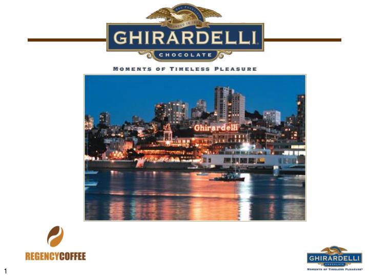 1 brief history and introduction of ghirardelli chocolate