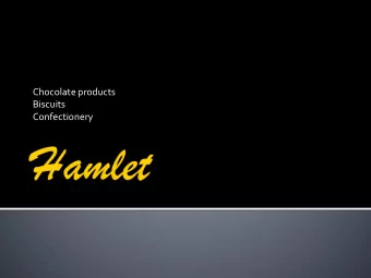 A seductive vision : Having a creative, well thought vision on the sweets markets is what makes