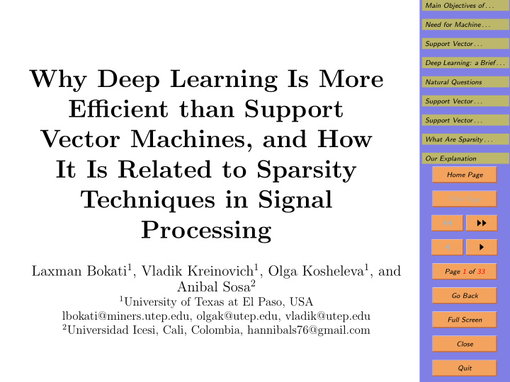 why deep learning is more