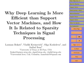 Why Deep Learning Is More  Natural Questions  Efficient than Support  Support Vector . . .  Support
