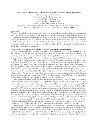 Modern surveys have great promise to uncover a new understanding of cosmic acceleration, but  we