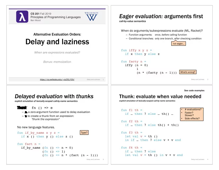 cs 251 fall 2019 cs 251 fall 2019 eager evaluation