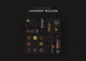 CHOC COATED LIQUORICE  CHOC COATED LIQUORICE  THE ORIGINAL  LAKRIDS A was the fj rst product