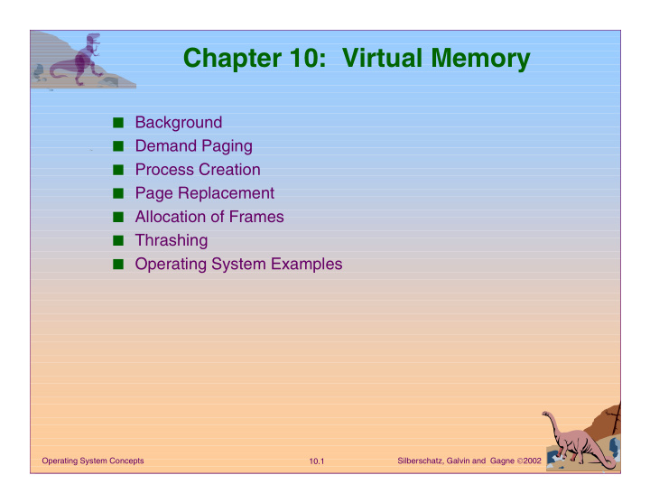 chapter 10 virtual memory