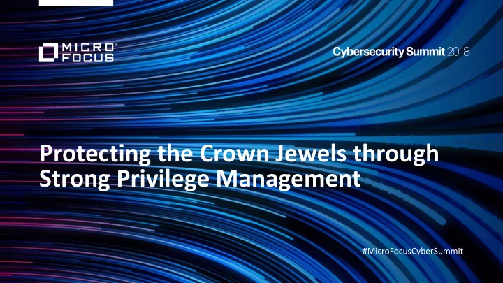 strong privilege management