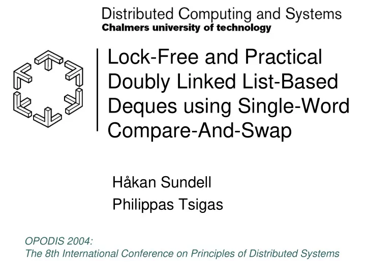 lock free and practical doubly linked list based deques