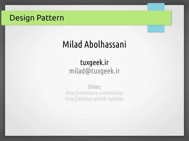 milad abolhassani