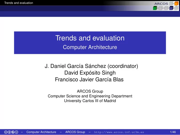 trends and evaluation