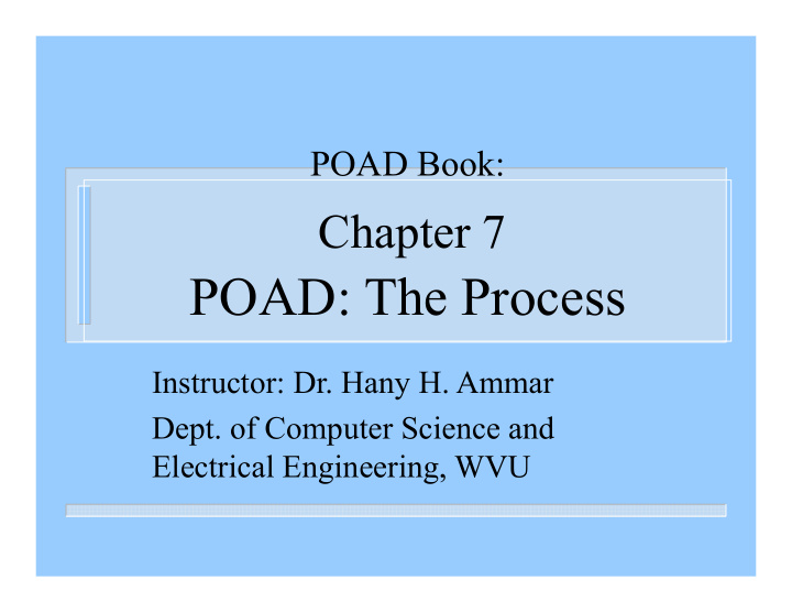 poad the process