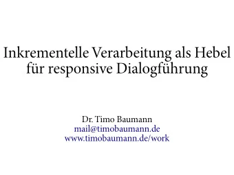 I  n  k  r  e  m  e  n  t  e  l  l  e  V  e  r  a  r  b  e  i  t  u  n  g  a  l  s  H  e  b  e  l