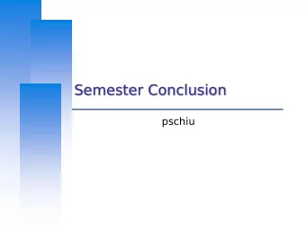 Semester Conclusion  pschiu  Computer Center, CS, NCTU  This Semester  DNS  Web  Email