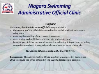 Purpose Ultimately, the Administrative Official is responsible for    the accuracy of the