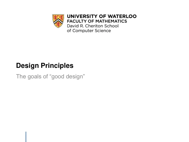 design principles