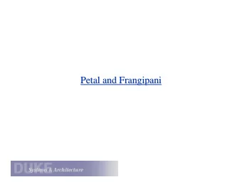 Petal and Frangipani  Petal and Frangipani  Petal/Frangipani  Petal/Frangipani  NFS  NFS  NAS