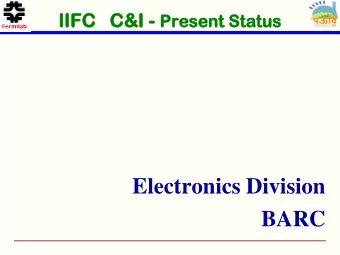 BARC  IIFC:  FC: Are  reas  as of  of C&amp;  C&amp;I Co  Coll  llab  aboration  oration