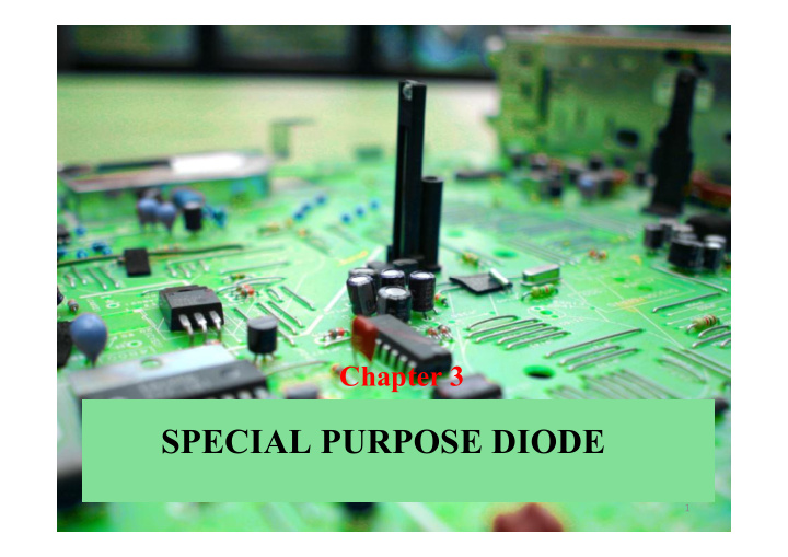 special purpose diode