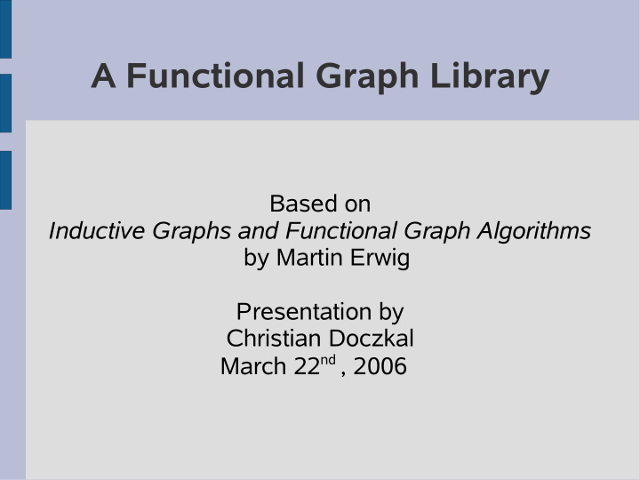 a functional graph library