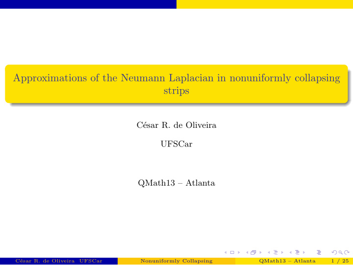 approximations of the neumann laplacian in nonuniformly