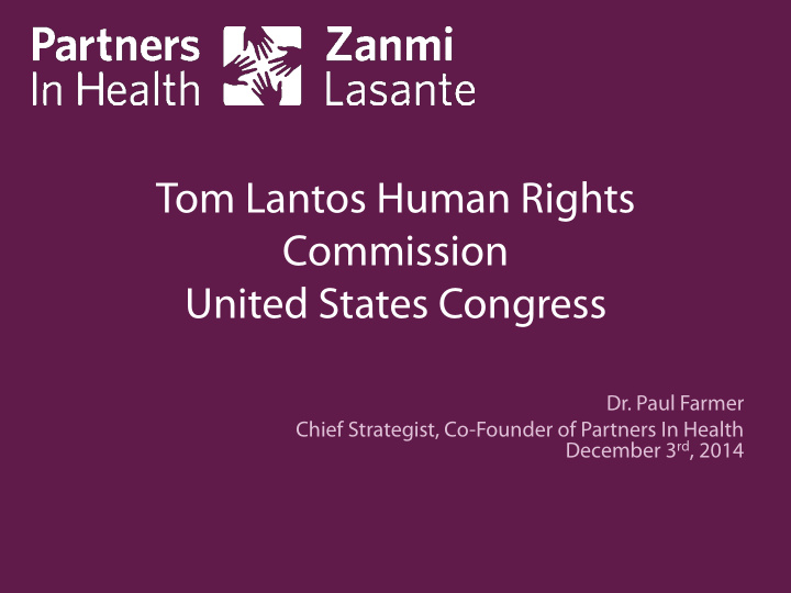 tom lantos human rights commission united states congress