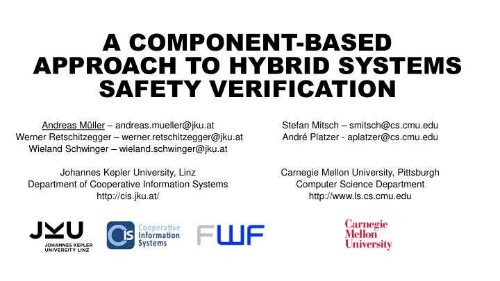approach to hybrid systems