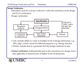UMBC  A  B  M  A  L  T  F  O  U  M  B  C  I  M  Y  O  R  T  1  (11/26/07)  I  E  S  R  C  E  O  V